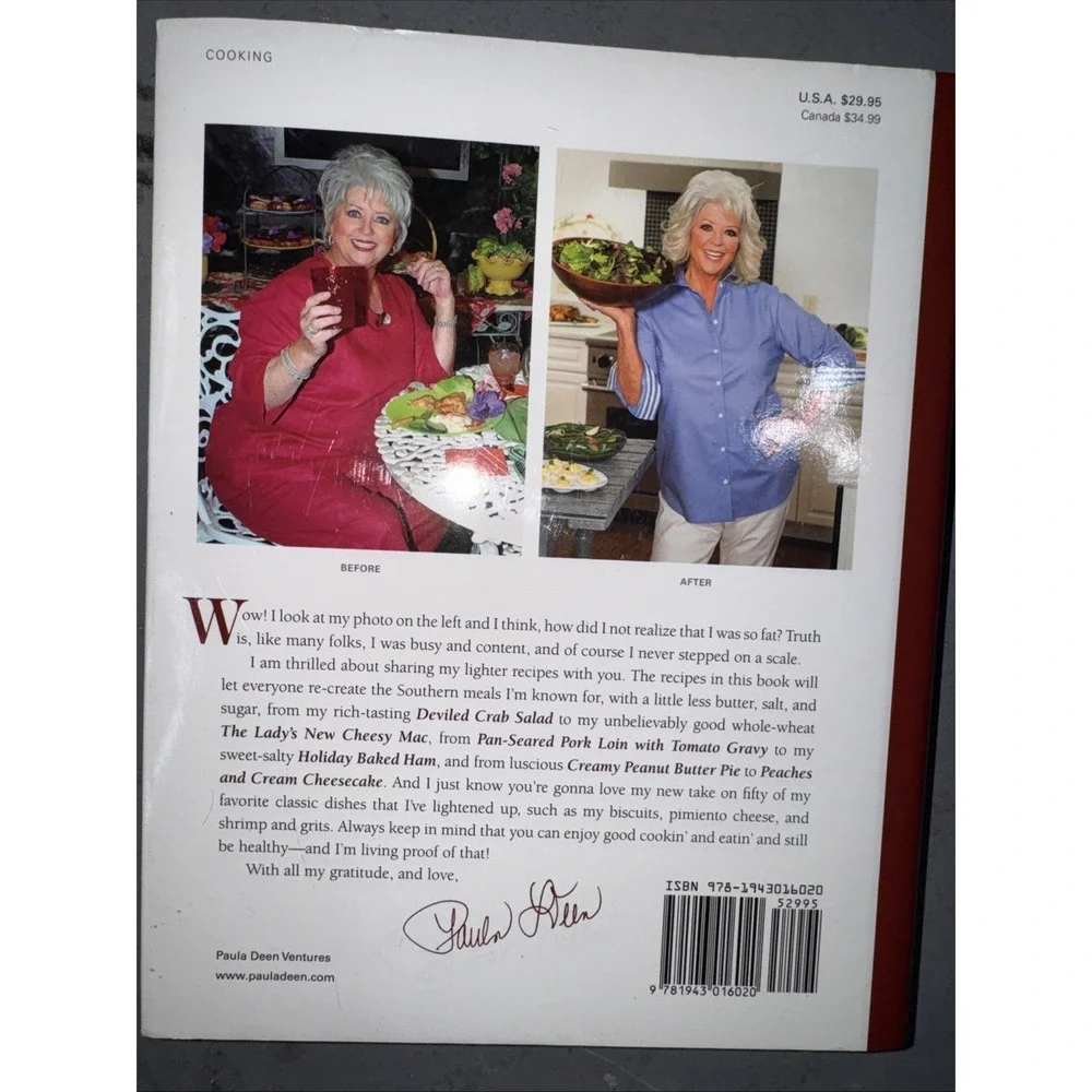 Paula Deen Cuts the Fat: 250 Recipes Lightened Up by Deen, Paula H.